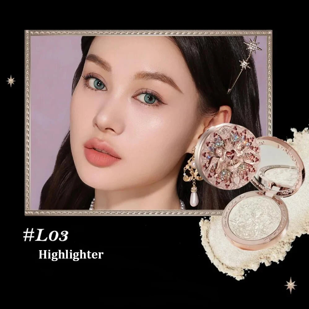 Flower Knows Makeups Set Midsummer Fairytales Flowerknows Eyeshadow Little Angel Highlight Strawberry Rococo Lip Glaze 11pcs Kit